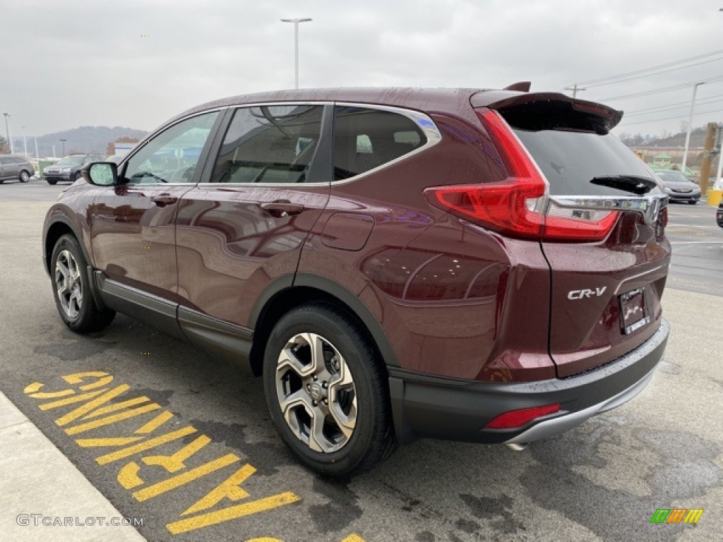 2019 CR-V EX AWD - Basque Red Pearl II / Gray photo #5