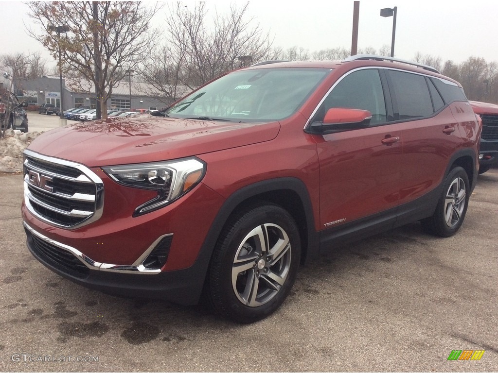 2020 Terrain SLT AWD - Red Quartz Tintcoat / Jet Black photo #5