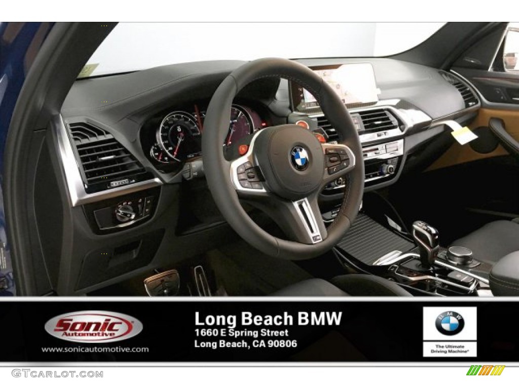 2020 X3 M Competition - Phytonic Blue Metallic / Black/Alcantara Black/Midrand Beige photo #4