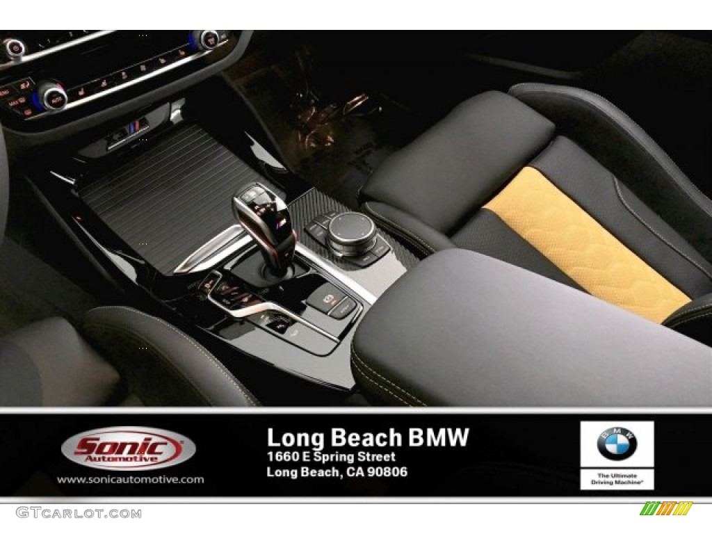 2020 X3 M Competition - Phytonic Blue Metallic / Black/Alcantara Black/Midrand Beige photo #6