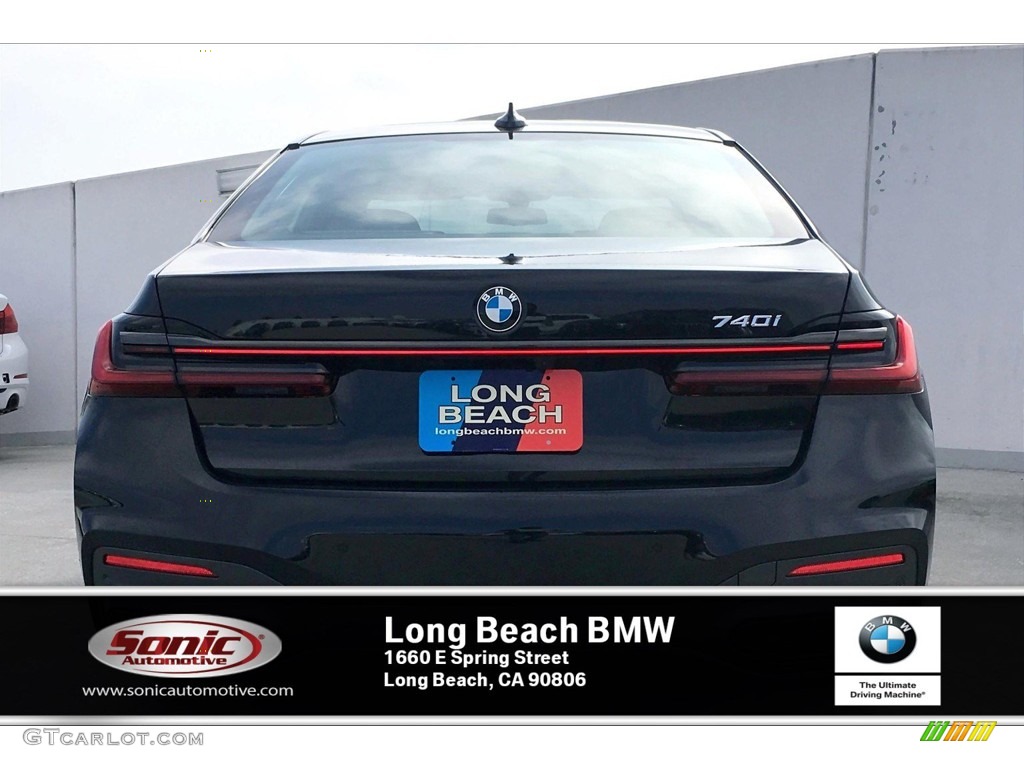 2020 7 Series 740i Sedan - Black Sapphire Metallic / Black photo #3