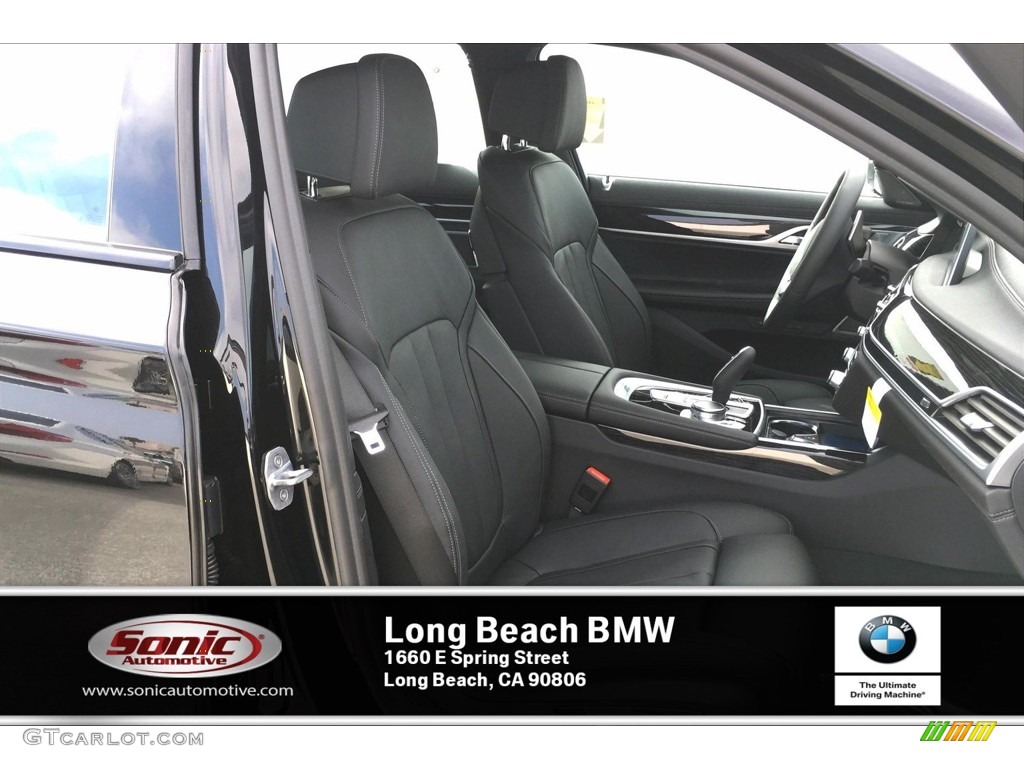 2020 7 Series 740i Sedan - Black Sapphire Metallic / Black photo #7