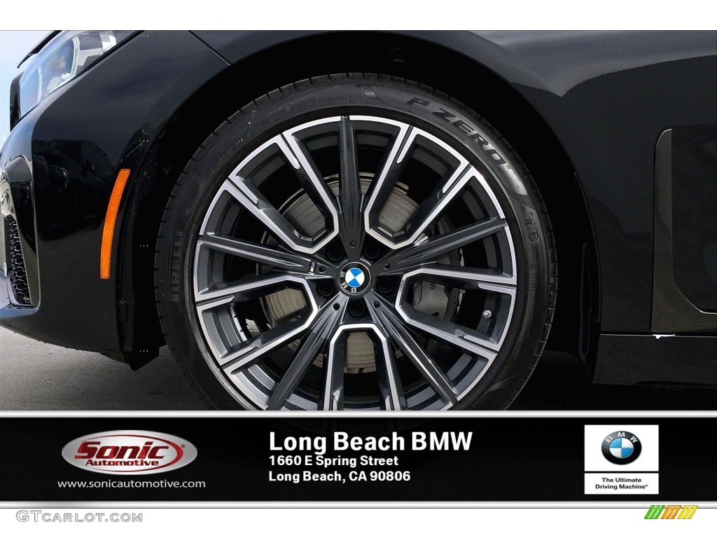 2020 7 Series 740i Sedan - Black Sapphire Metallic / Black photo #9