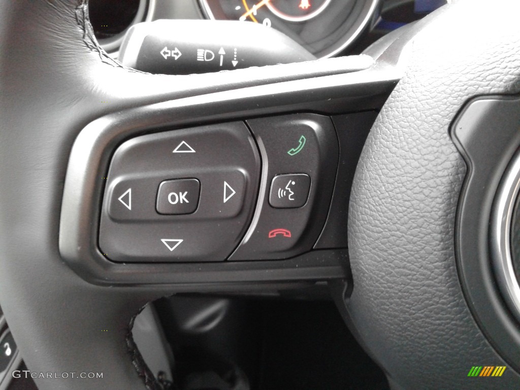 2020 Jeep Gladiator Sport 4x4 Black Steering Wheel Photo #136135538