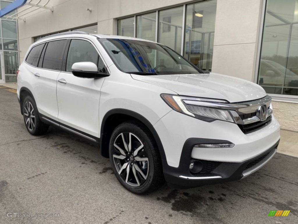 Platinum White Pearl 2020 Honda Pilot Touring AWD Exterior Photo #136136297