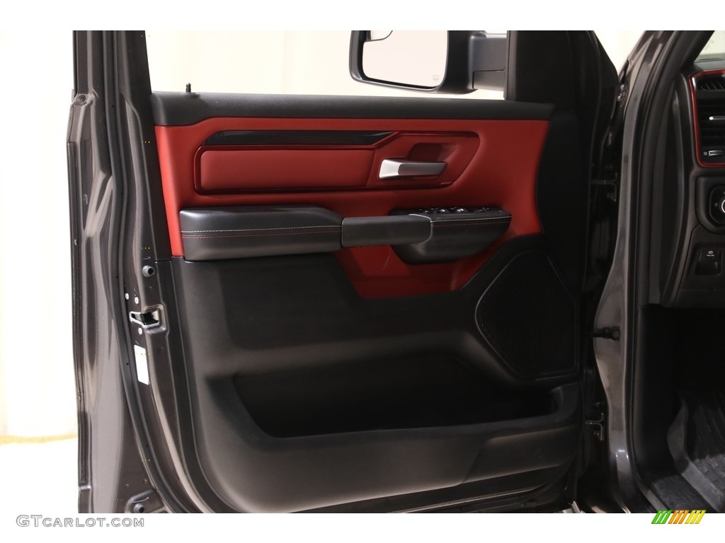 2019 1500 Rebel Quad Cab 4x4 - Granite Crystal Metallic / Black/Red photo #4