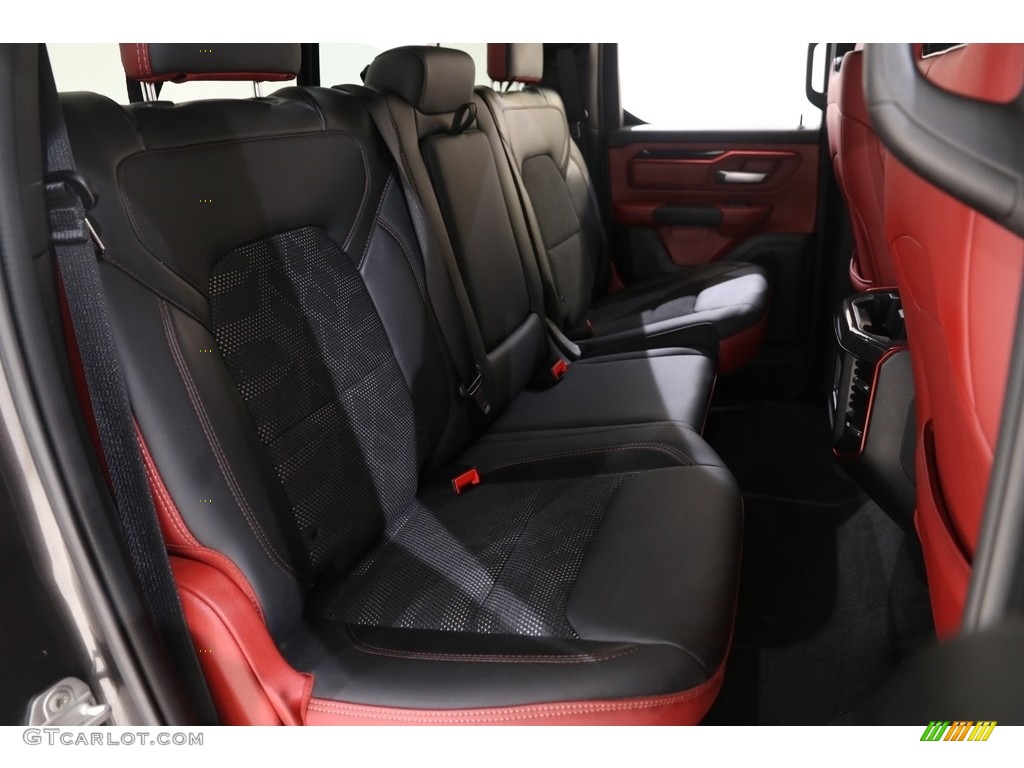2019 1500 Rebel Quad Cab 4x4 - Granite Crystal Metallic / Black/Red photo #19