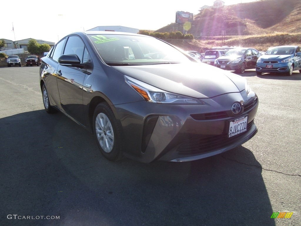 2019 Prius LE - Magnetic Grey Metallic / Black photo #1