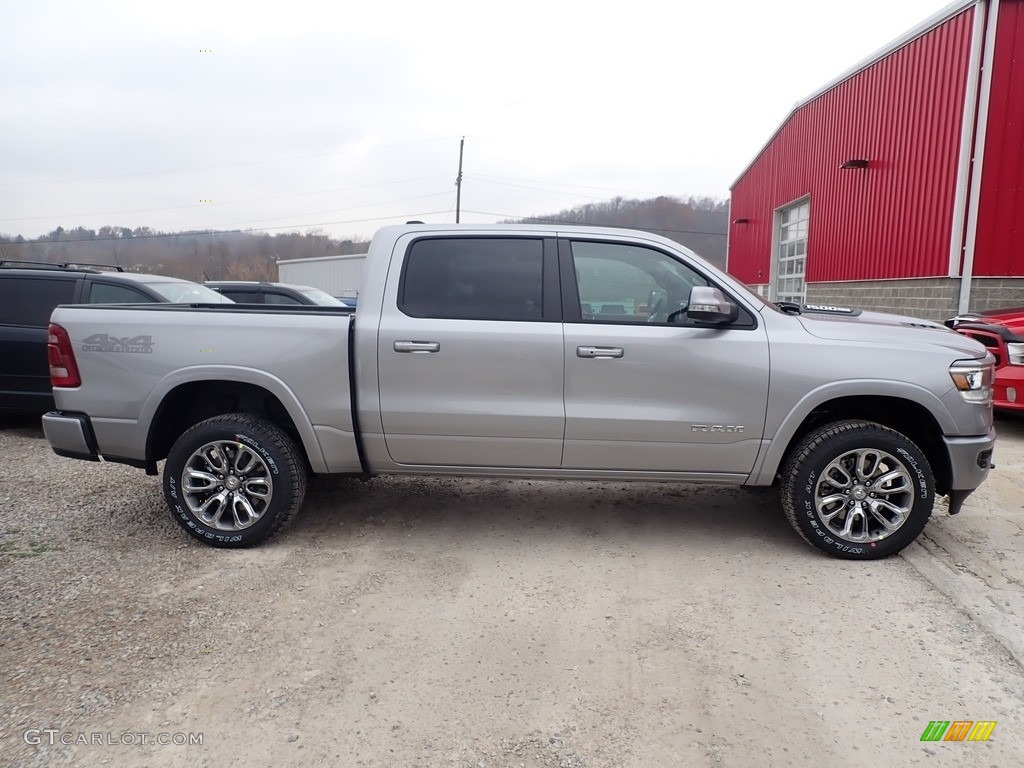 2020 1500 Laramie Crew Cab 4x4 - Billet Silver Metallic / Black photo #6