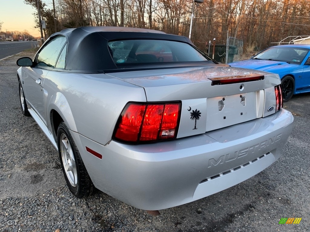 2004 Mustang Convertible - Silver Metallic / Medium Graphite photo #4