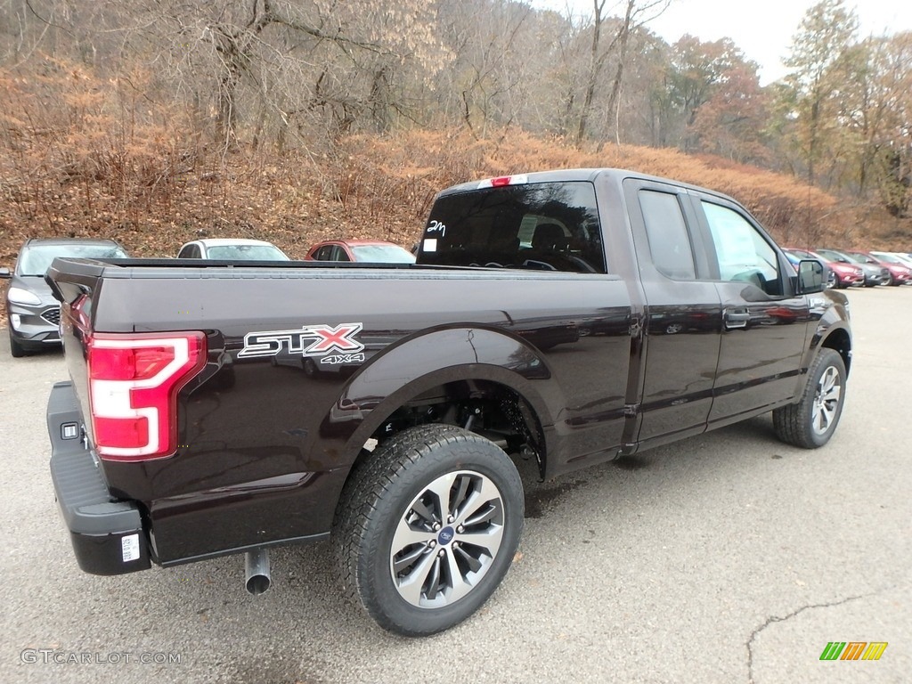 2019 F150 STX SuperCab 4x4 - Magma Red / Black photo #2
