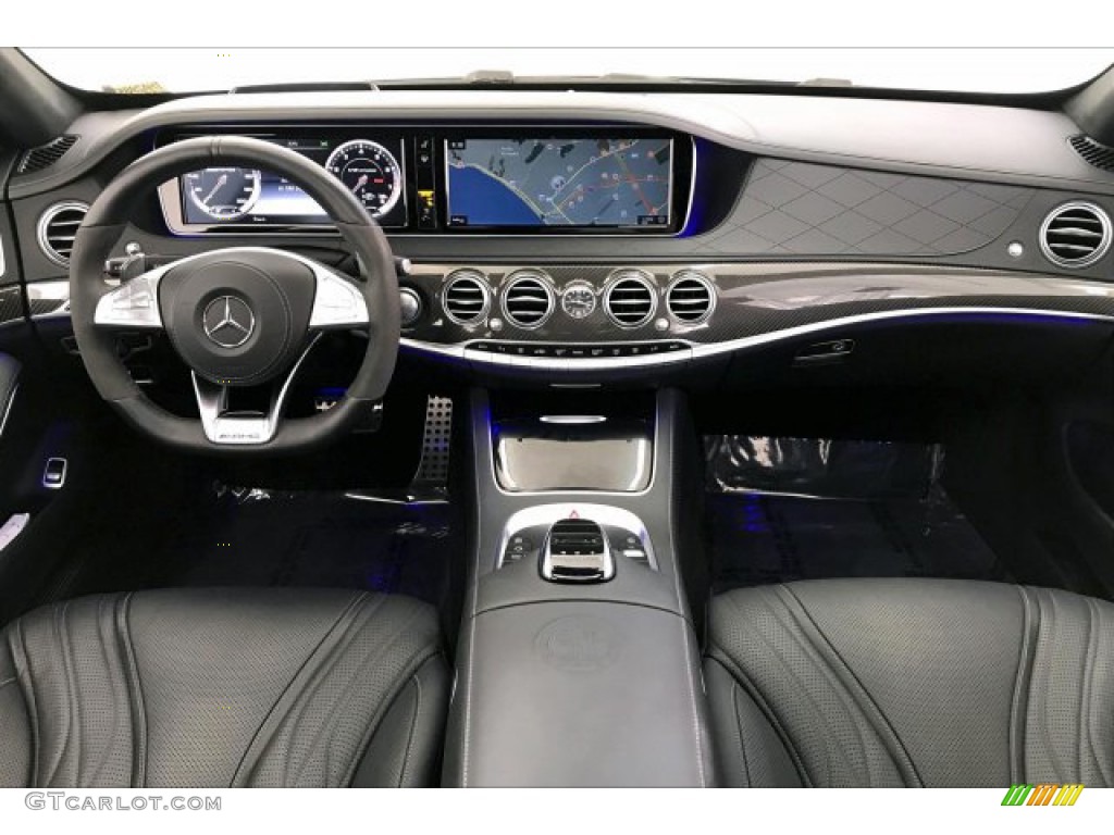 2017 Mercedes-Benz S 63 AMG 4Matic Sedan Black Dashboard Photo #136143449