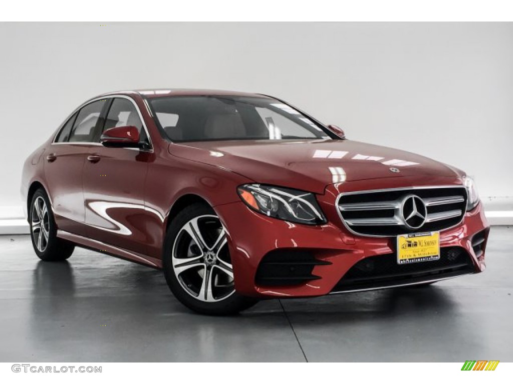 2019 E 300 Sedan - designo Cardinal Red Metallic / Macchiato Beige/Black photo #12