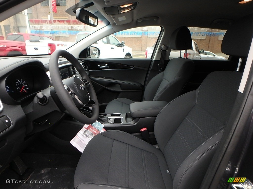 Black Interior 2020 Kia Sorento LX AWD Photo #136144073