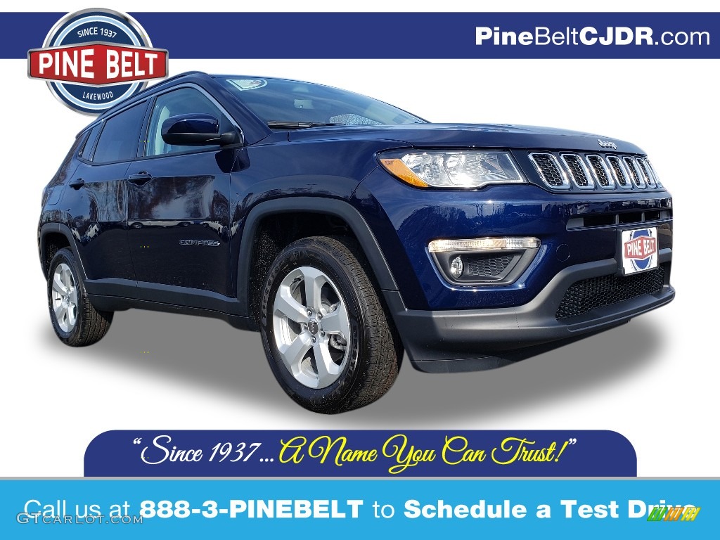 2020 Compass Latitude 4x4 - Jazz Blue Pearl / Black photo #1