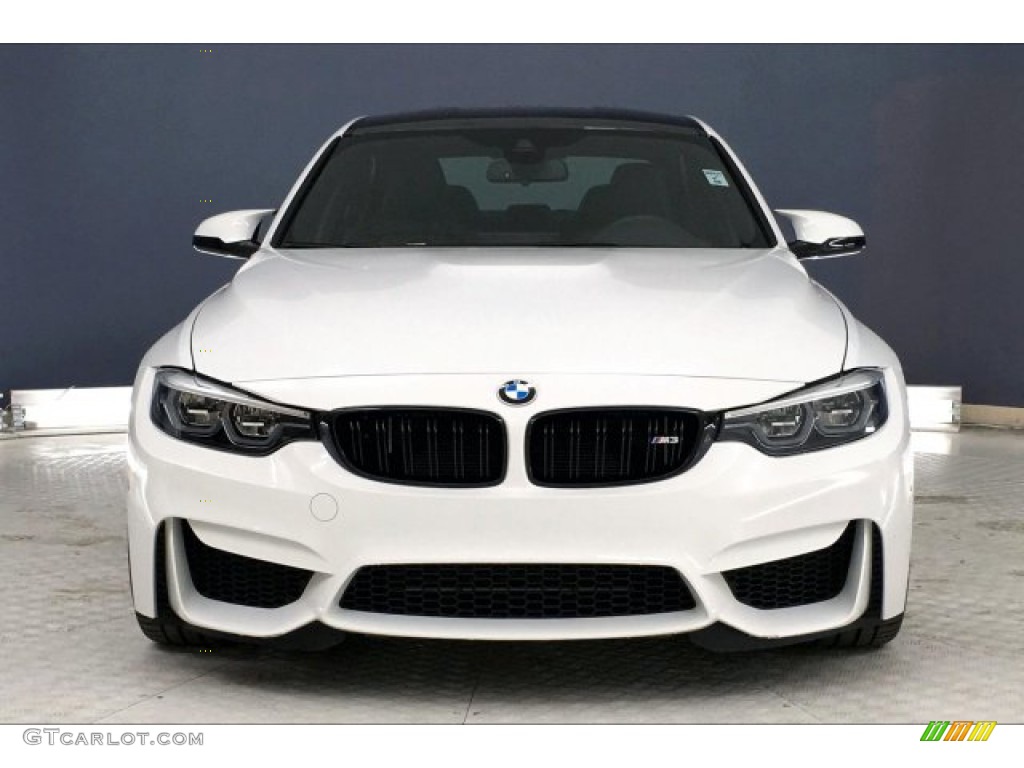 2018 M3 Sedan - Alpine White / Black photo #2