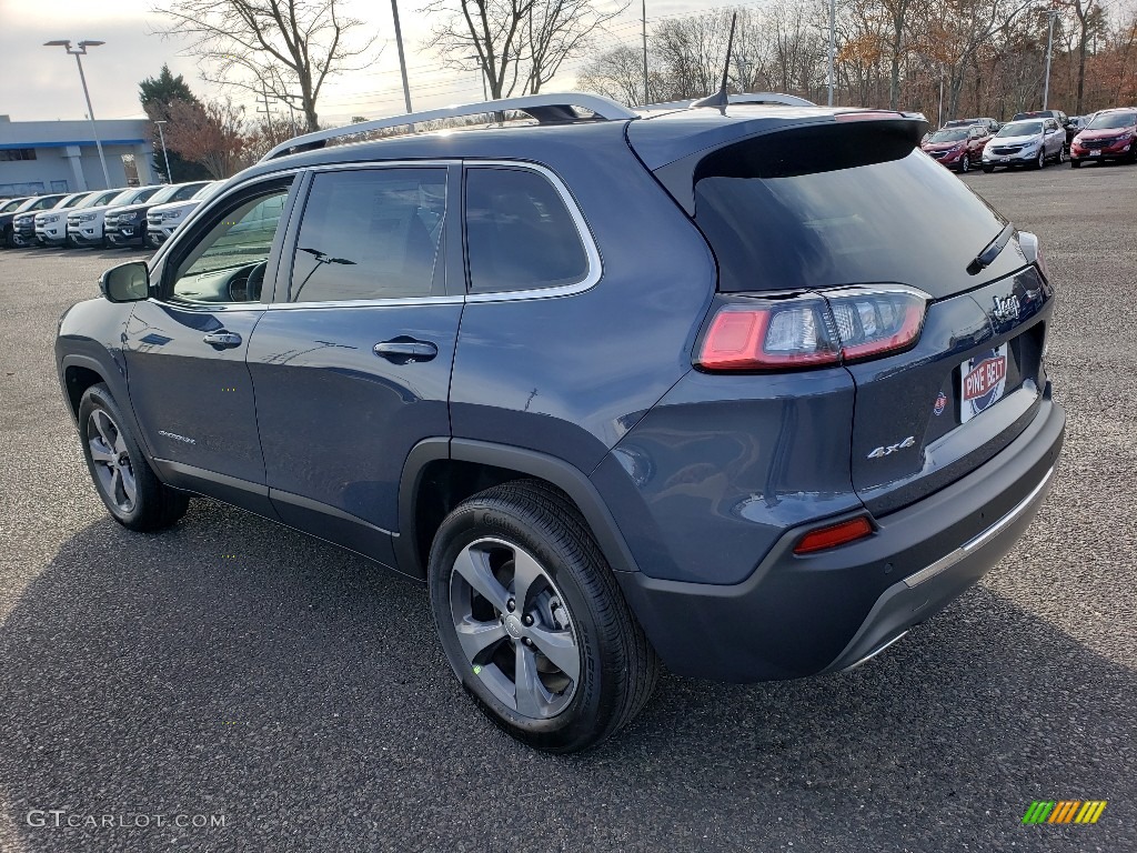 2020 Cherokee Limited 4x4 - Blue Shade Pearl / Ski Gray/Black photo #4