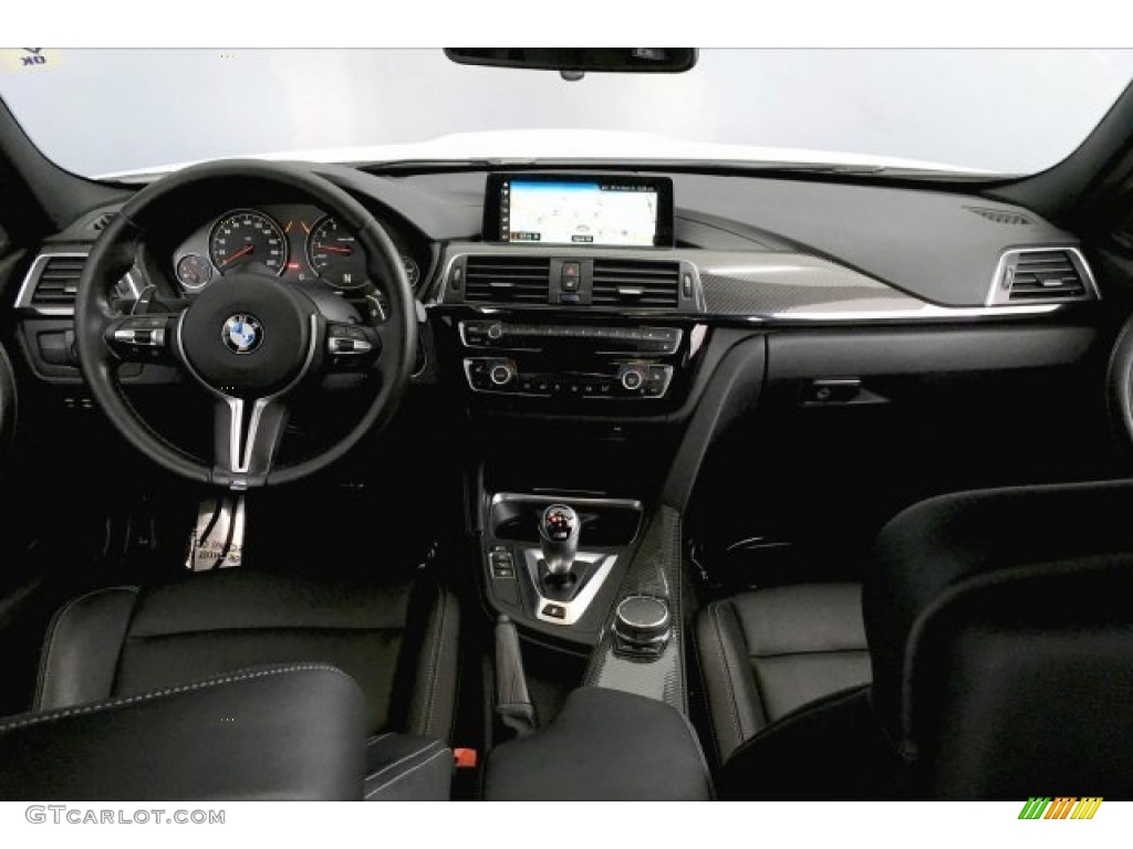Black Interior 2018 BMW M3 Sedan Photo #136146381