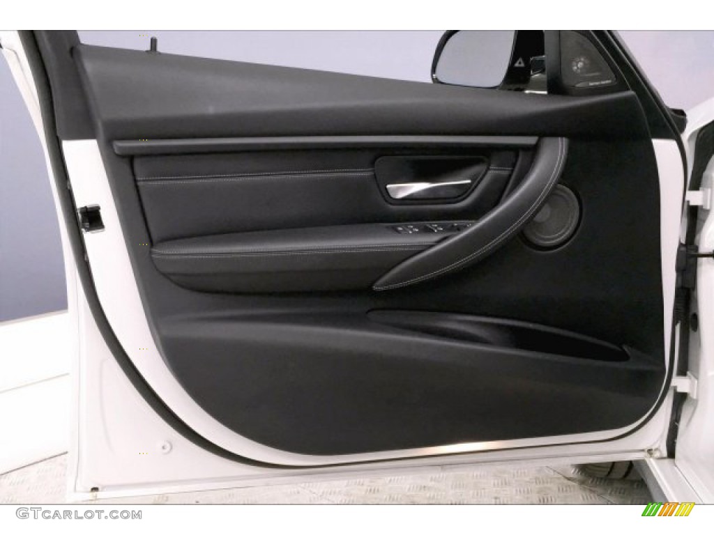 2018 BMW M3 Sedan Black Door Panel Photo #136146402