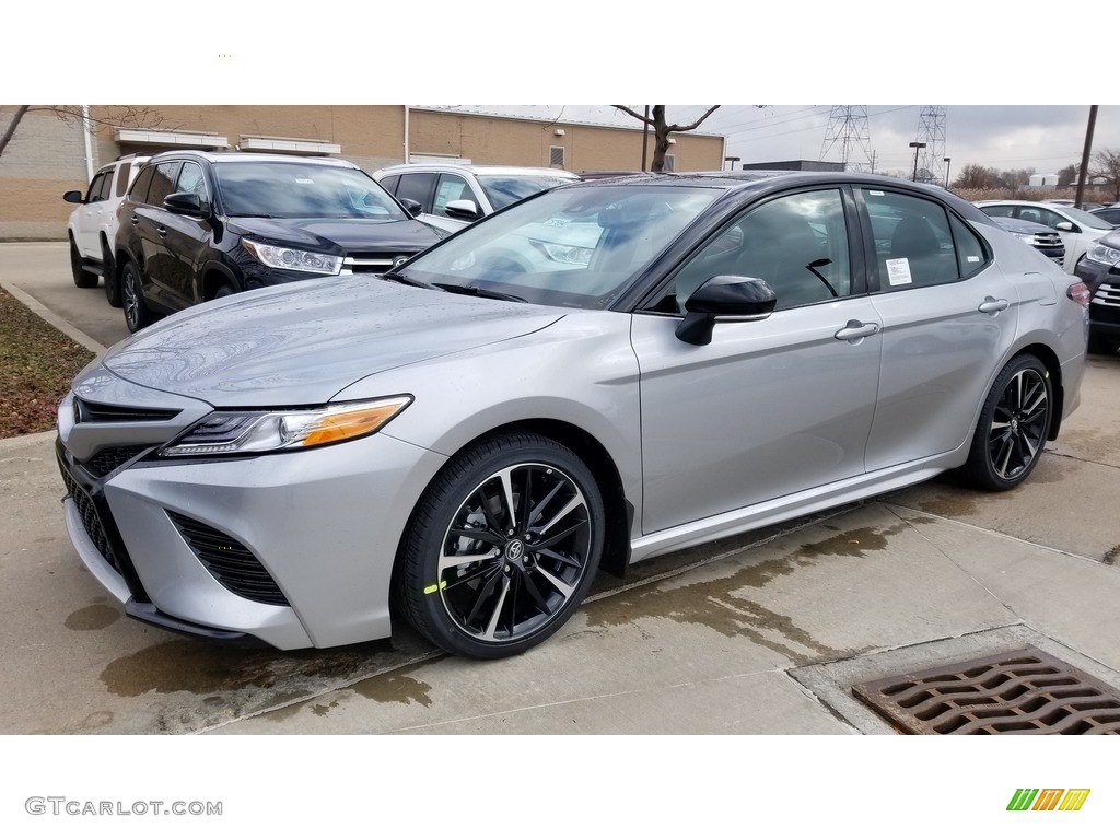Celestial Silver Metallic 2020 Toyota Camry XSE Exterior Photo #136146561