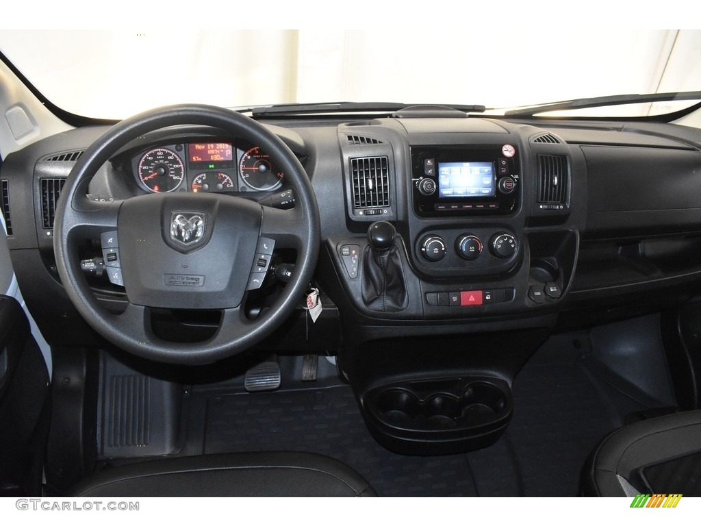 2019 ProMaster 1500 Low Roof Cargo Van - Bright White / Black photo #11