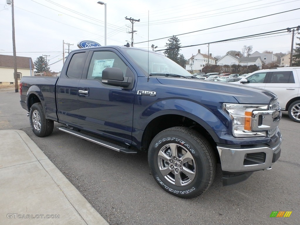 Blue Jeans 2019 Ford F150 XLT SuperCab 4x4 Exterior Photo #136147140