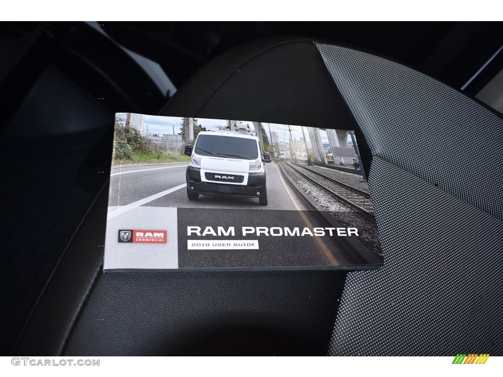 2019 ProMaster 1500 Low Roof Cargo Van - Bright White / Black photo #15