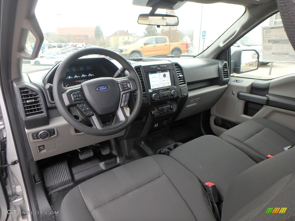 Black Interior 2019 Ford F150 STX SuperCab 4x4 Photo #136147931
