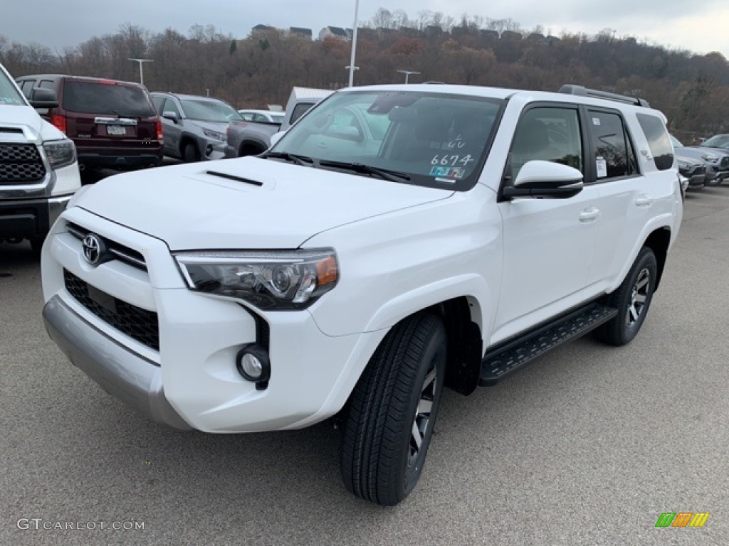 Super White 2020 Toyota 4Runner TRD Off-Road Premium 4x4 Exterior Photo #136147980