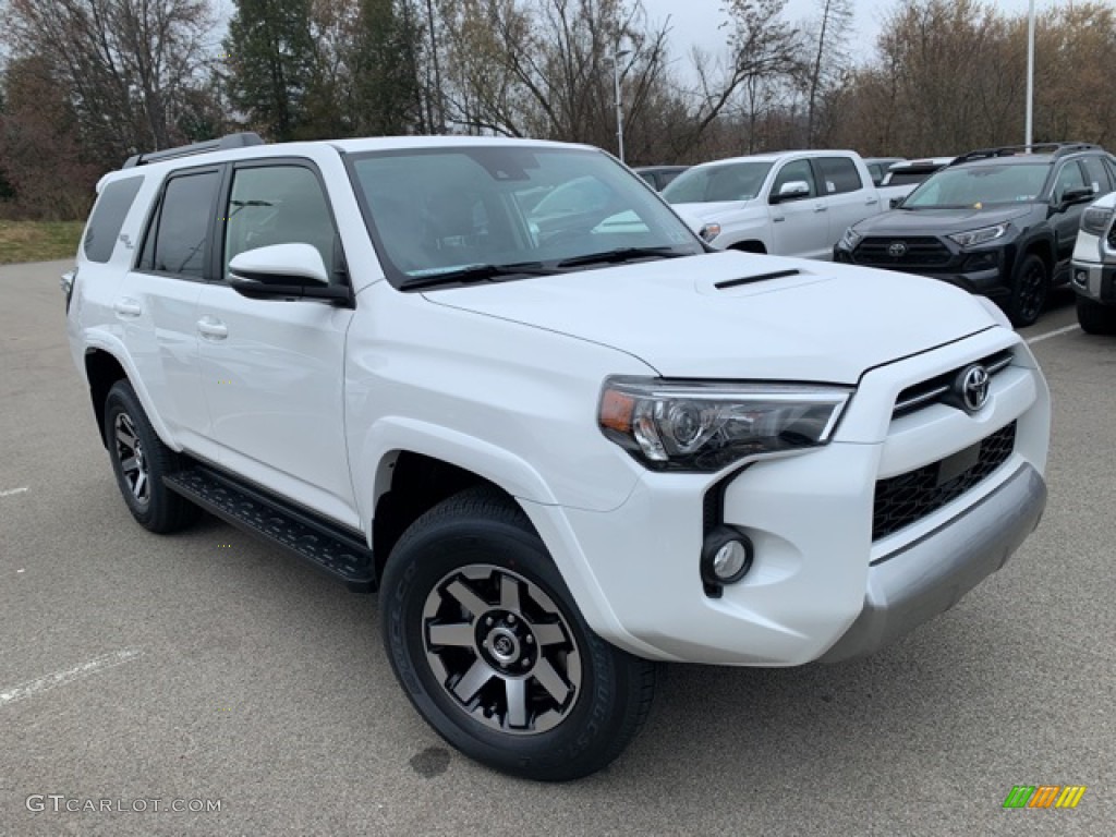 Super White 2020 Toyota 4Runner TRD Off-Road Premium 4x4 Exterior Photo #136148139