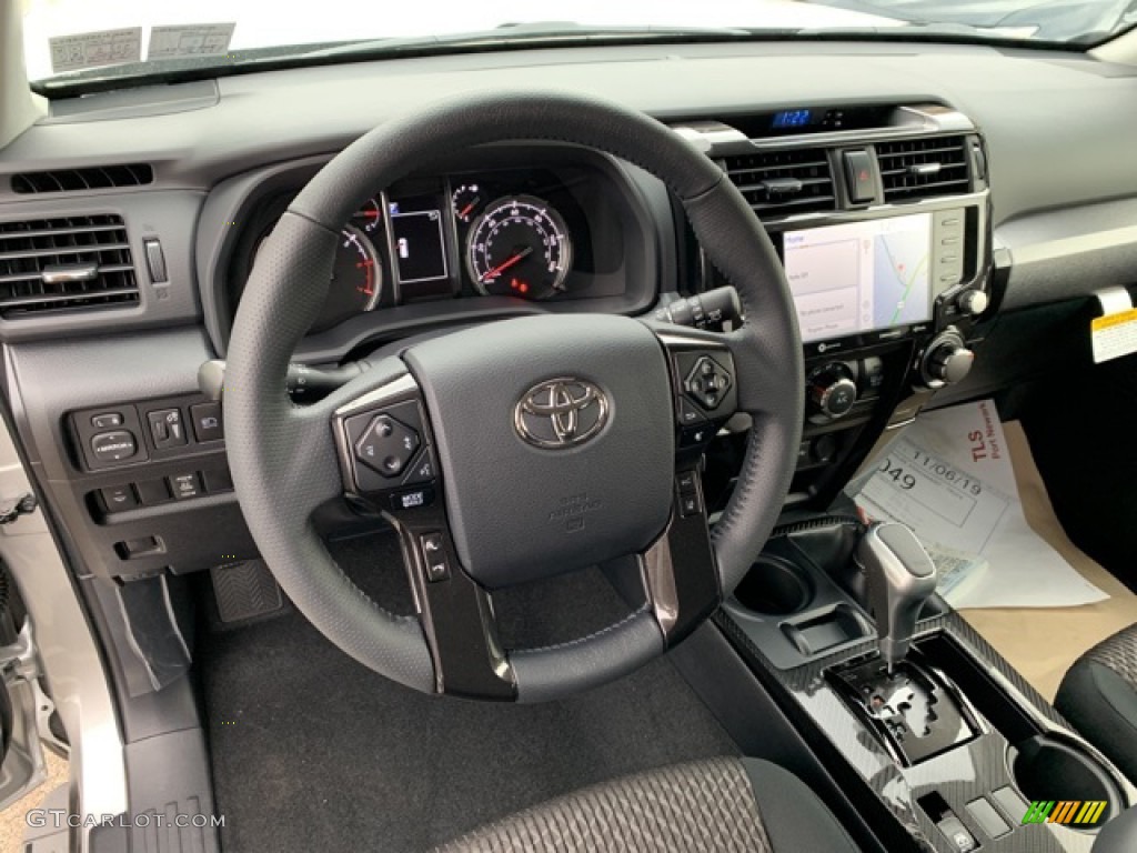 2020 Toyota 4Runner TRD Off-Road 4x4 Black Steering Wheel Photo #136148658
