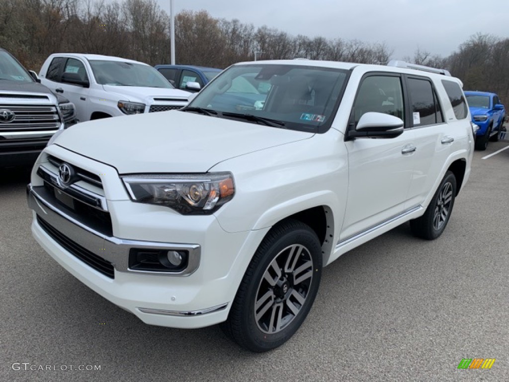 Blizzard White Pearl 2020 Toyota 4Runner Limited 4x4 Exterior Photo #136148883