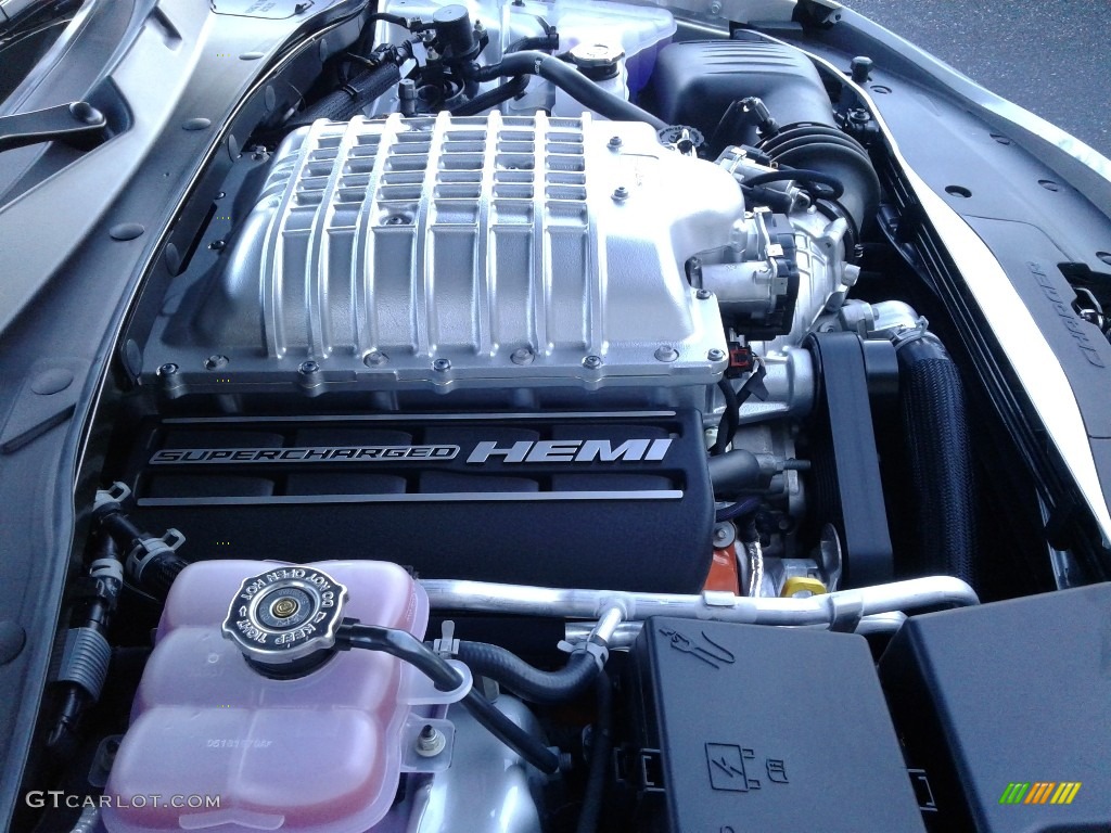 2019 Dodge Charger SRT Hellcat 6.2 Liter Supercharged HEMI OHV 16-Valve VVT V8 Engine Photo #136151460