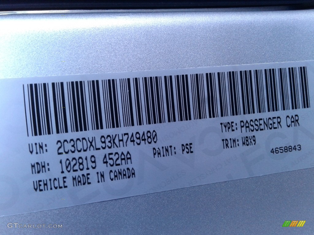 2019 Charger Color Code PSE for Triple Nickel Photo #136151496