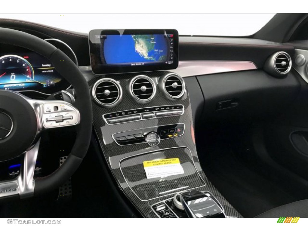 2020 Mercedes-Benz C AMG 43 4Matic Coupe Black Dashboard Photo #136152637