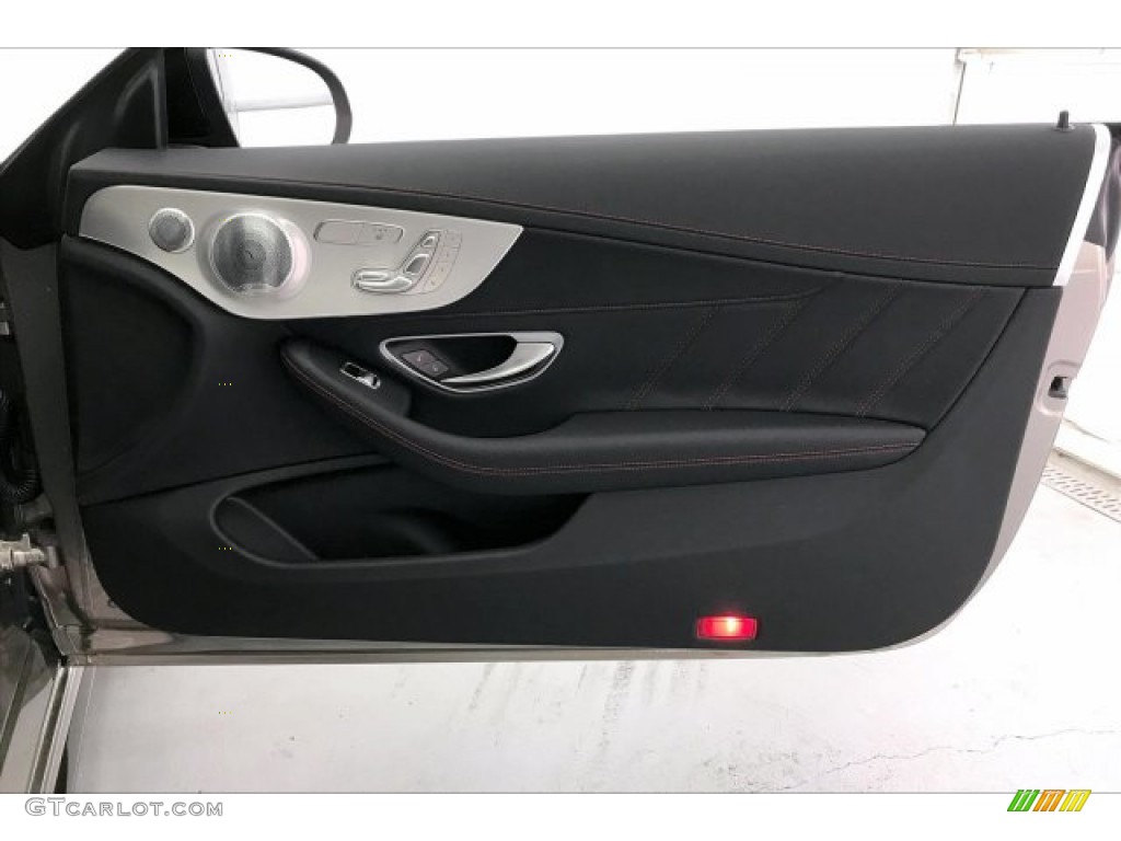 2020 Mercedes-Benz C AMG 43 4Matic Coupe Black Door Panel Photo #136153044