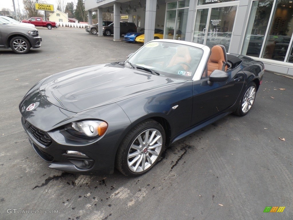 Grigio Moda Meteor Grey 2017 Fiat 124 Spider Lusso Roadster Exterior Photo #136153074