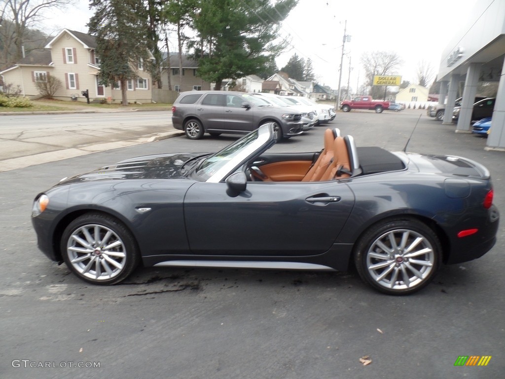 Grigio Moda Meteor Grey 2017 Fiat 124 Spider Lusso Roadster Exterior Photo #136153098
