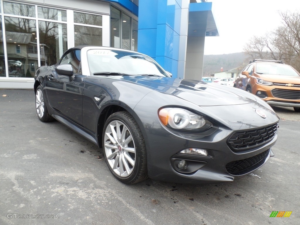 2017 124 Spider Lusso Roadster - Grigio Moda Meteor Grey / Saddle photo #11