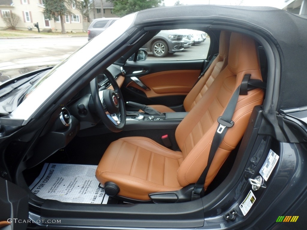 Saddle Interior 2017 Fiat 124 Spider Lusso Roadster Photo #136153605