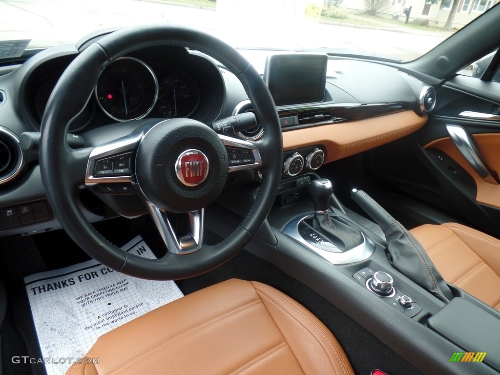 Saddle Interior 2017 Fiat 124 Spider Lusso Roadster Photo #136153623