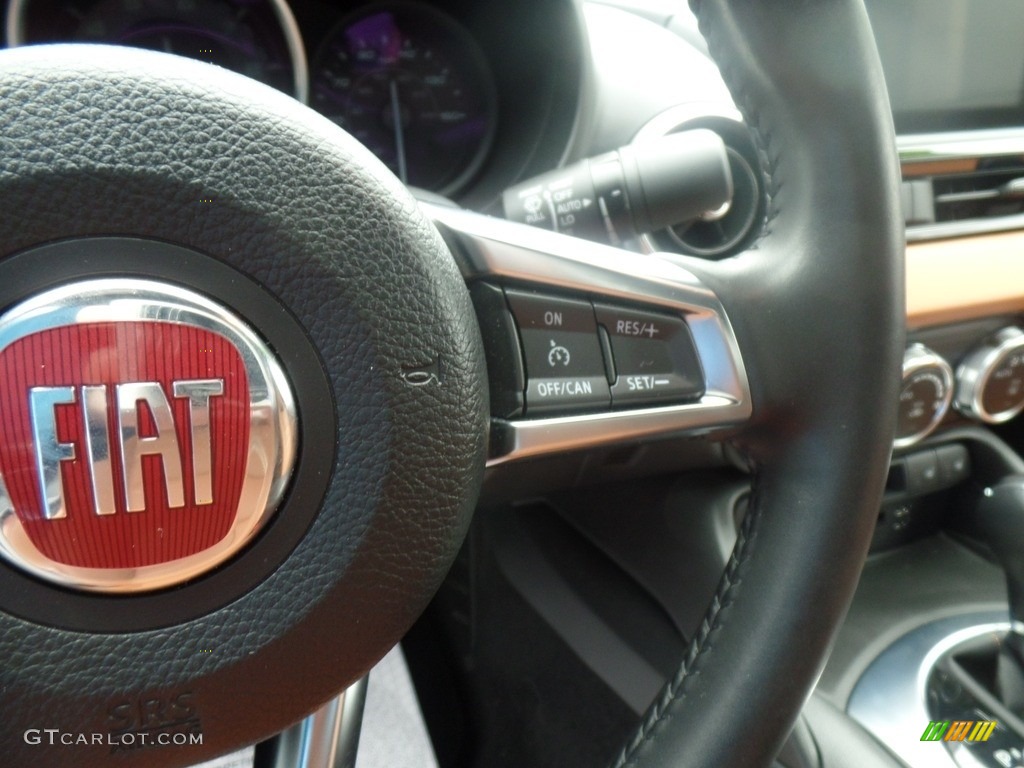 2017 Fiat 124 Spider Lusso Roadster Saddle Steering Wheel Photo #136153677