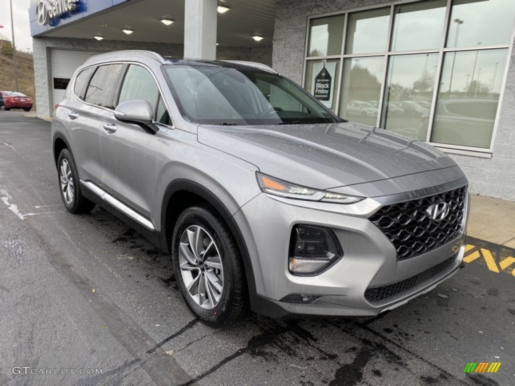 2020 Santa Fe SEL AWD - Shimmering Silver Pearl / Black photo #2