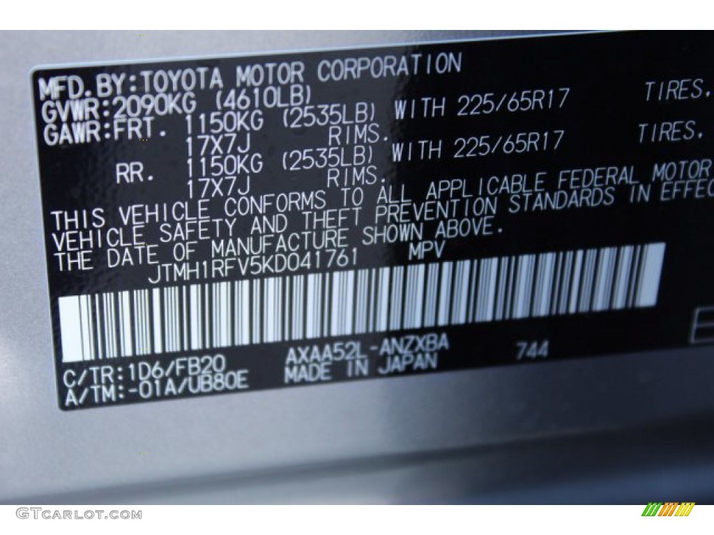 2019 RAV4 LE - Silver Sky Metallic / Black photo #23