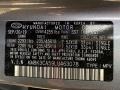 SS7: Sonic Silver 2020 Hyundai Kona Limited AWD Color Code