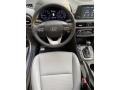 2020 Hyundai Kona Gray/Black Interior Steering Wheel Photo