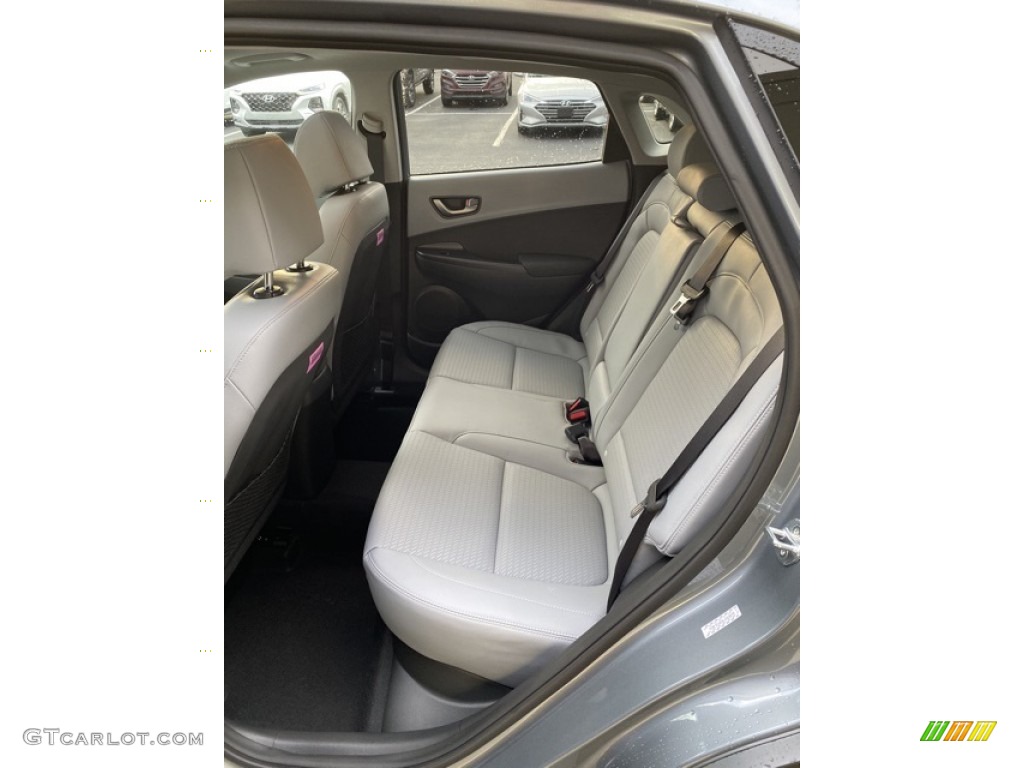 Gray/Black Interior 2020 Hyundai Kona Limited AWD Photo #136156119