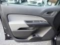 Ash Gray/Jet Black 2020 Chevrolet Colorado WT Extended Cab 4x4 Door Panel