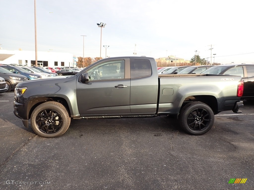 Shadow Gray Metallic 2020 Chevrolet Colorado LT Extended Cab 4x4 Exterior Photo #136157169