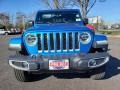 2020 Hydro Blue Pearl Jeep Gladiator Overland 4x4  photo #2